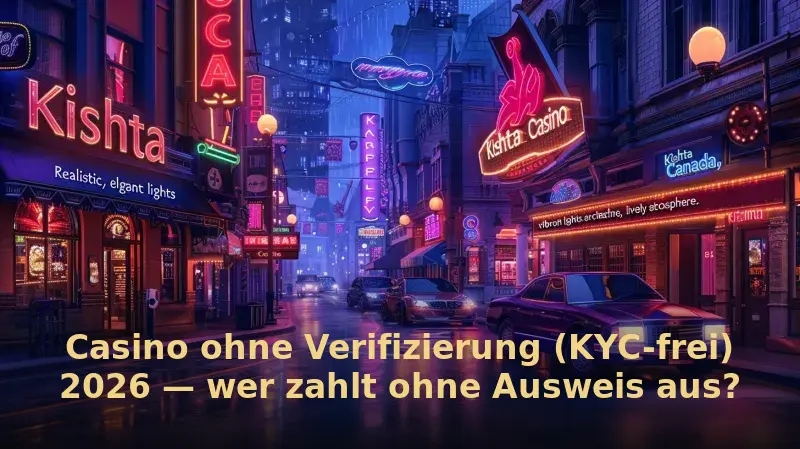 Casino ohne Verifizierung (KYC-frei) 2026 — wer zahlt ohne Ausweis aus?